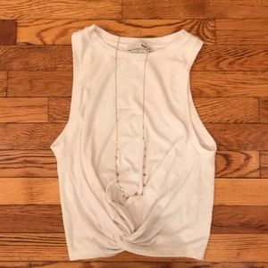 Wilfred Free Twist Front Crop Tank